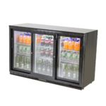 PolarCab Back Bar Bottle Cooler 3 Door, Sliding (Standard)