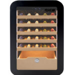 Polarcab Vino Lite Upright Wine Cooler - Black, 36 Bottles